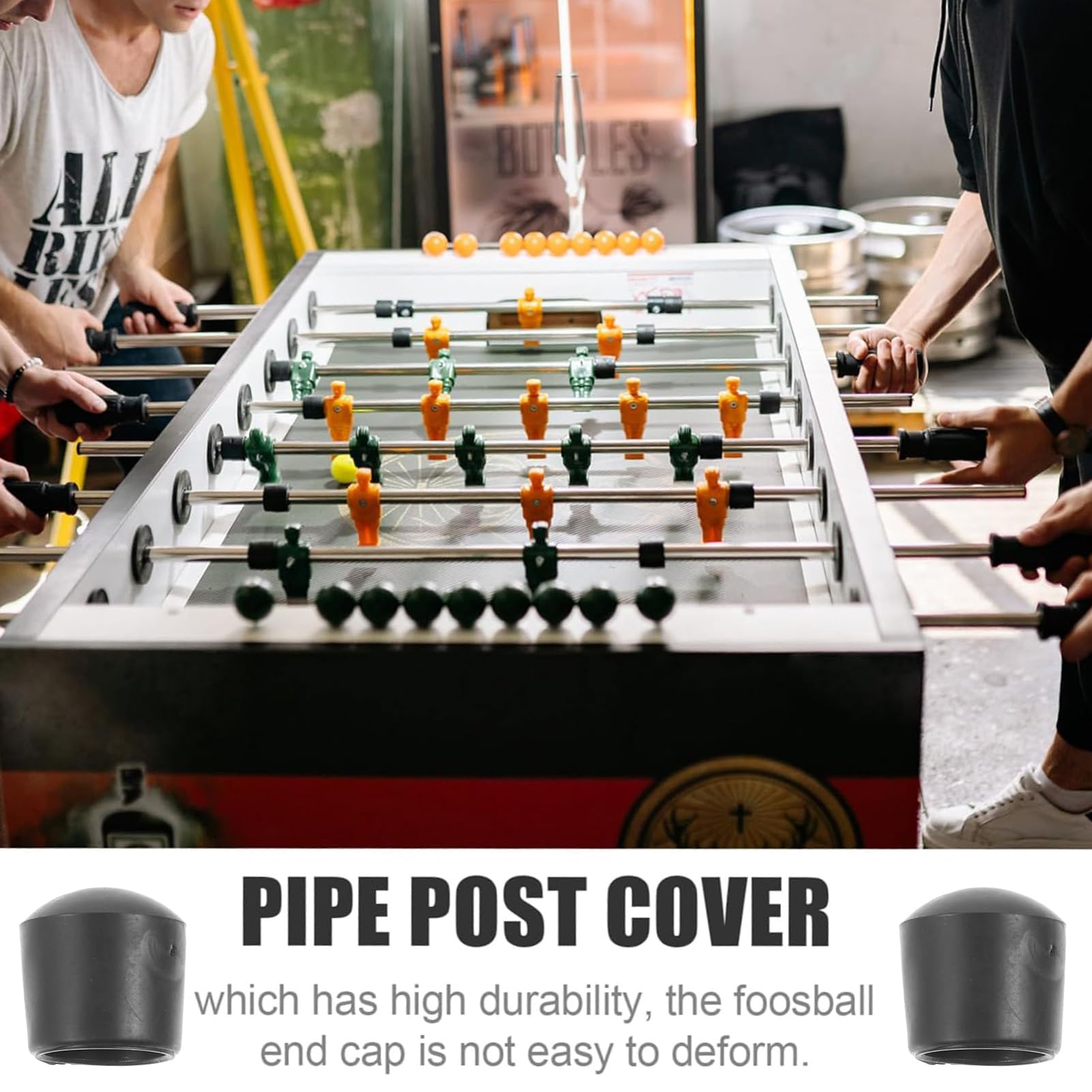 Foosball Table Replacement Parts Toyvian Foosball Table Safety Covers 20pcs End Caps Foosball Cap Table