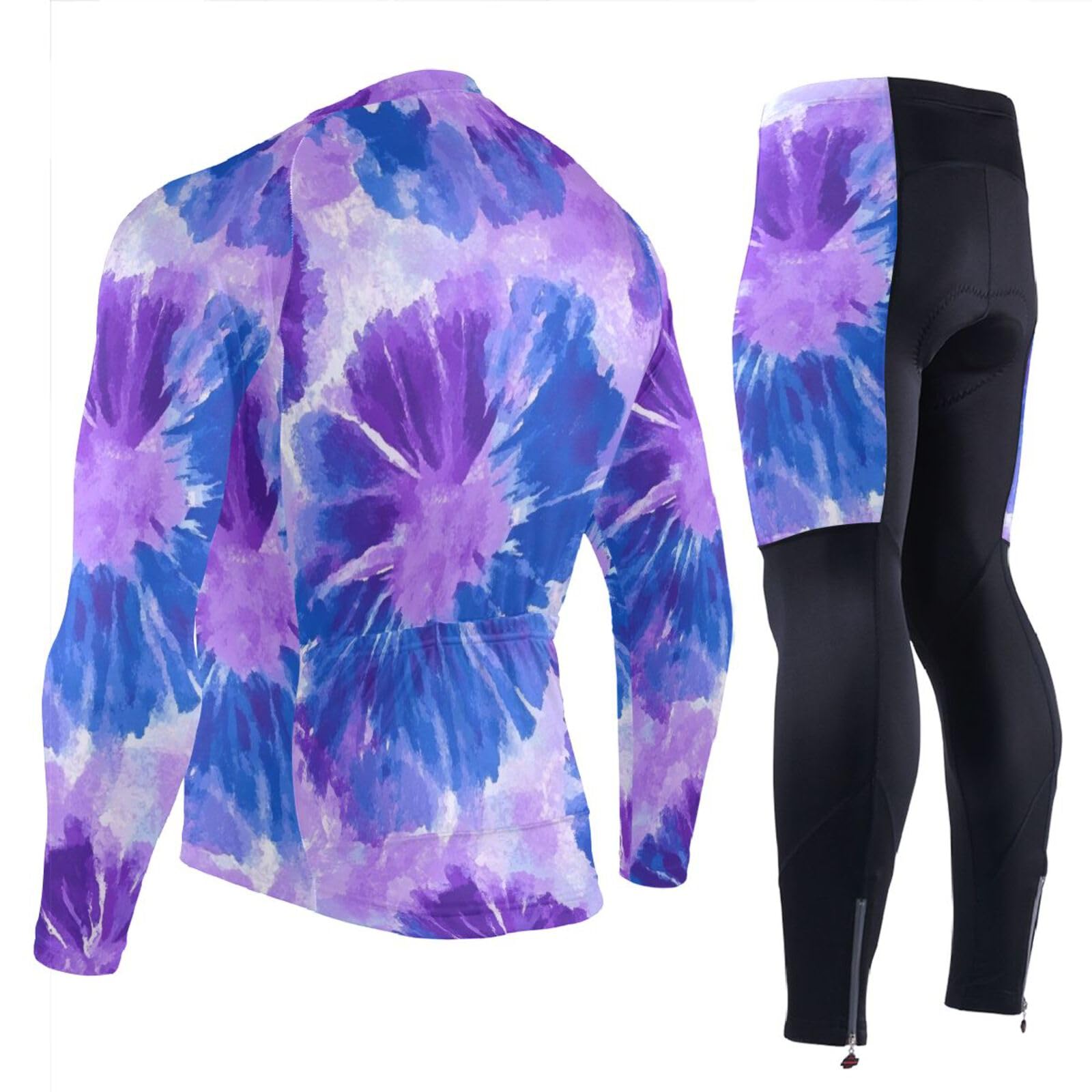 Herren-Radtrikot mit Taschen, Windbreaker, Radsport-Shirt, Anzug für Herren, 3D-gepolstert