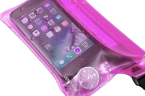 Miniatura 9 de Riñonera impermeable, paquete de 2 unidades, accesorios de playa para natación, esnórquel, vela, kayak, playa, piscina, parques acuáticos, mantiene