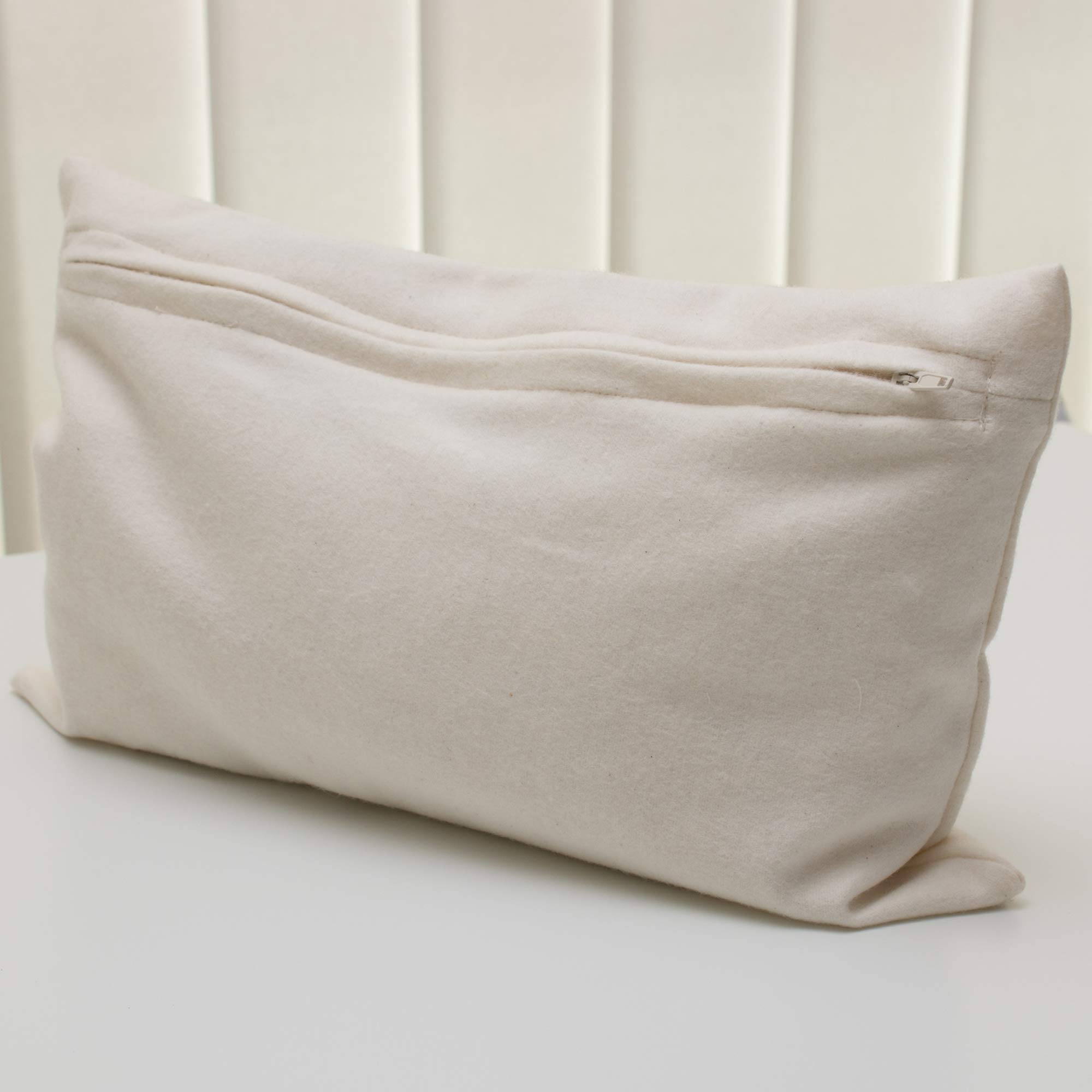 GIRAFFENLAND Bio Lavendelkissen 30x20cm, Bio-Bezug Flanell + Bio Inlett | Duftkissen Kräuterkissen