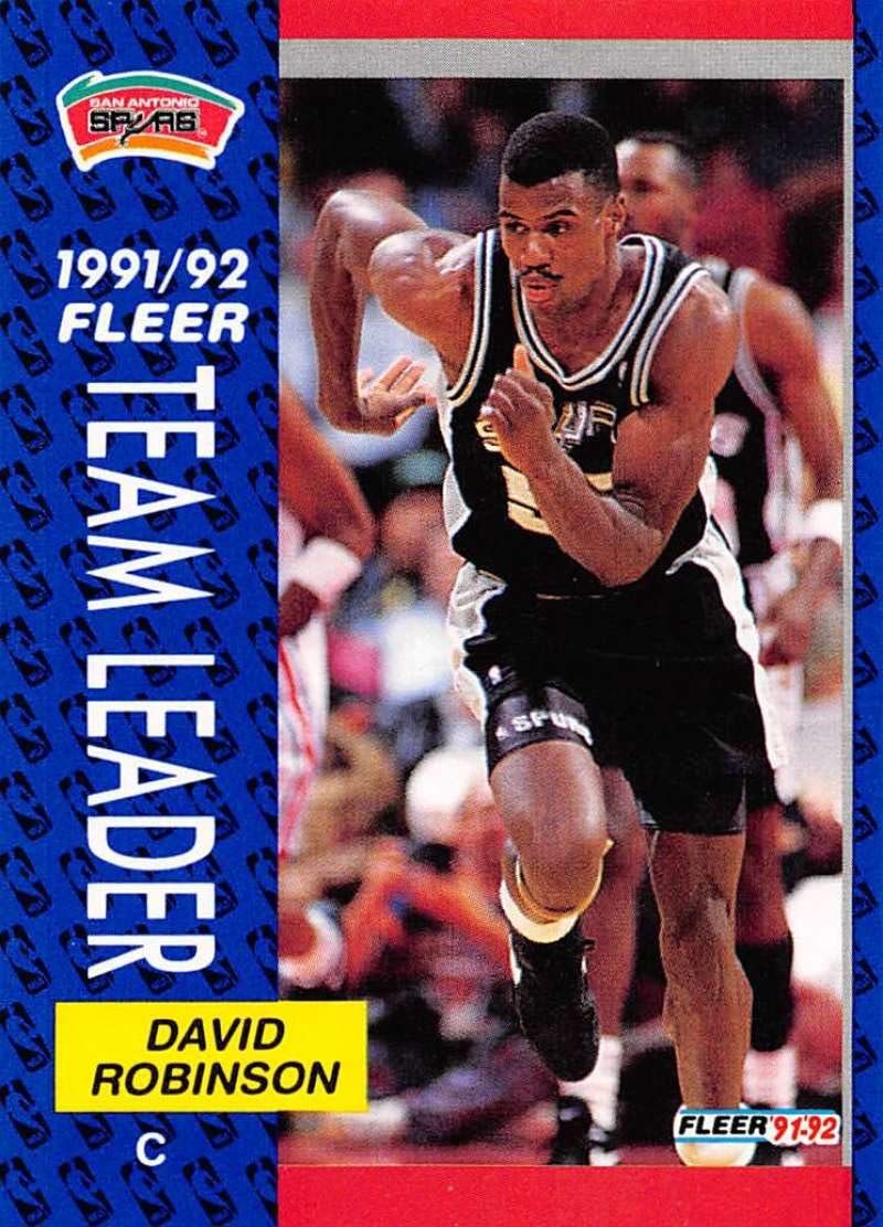 Amazon.com: 1991-92 Fleer Basketball #395 David Robinson San