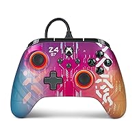 Controller cablato PowerA Advantage per Xbox Series X|S - Stile cibernetico