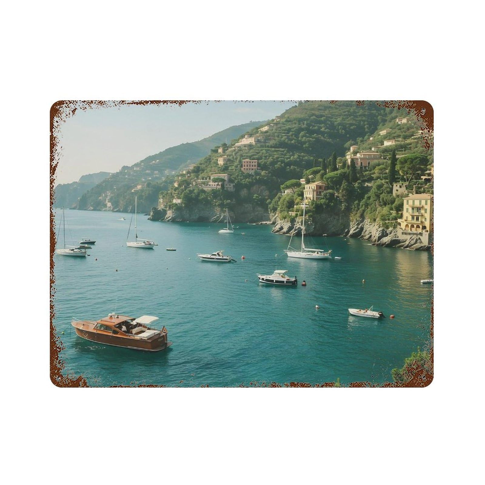 xiaoxiaoshen Yacht Club, Photography Prints (6) Wall Decor Art Metal Tin Poster Modern Home Decor Art Home Bar Shop Decorations Vintage Sign 30x40cm