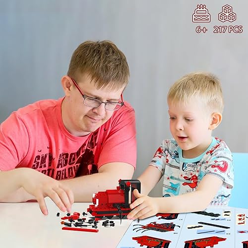 Miniatura 4 de Charles Chooo Chooo - Juego de juguetes de construcción, 217 piezas de juegos de terror, juguetes de monstruo de tren de araña. Adecuado como