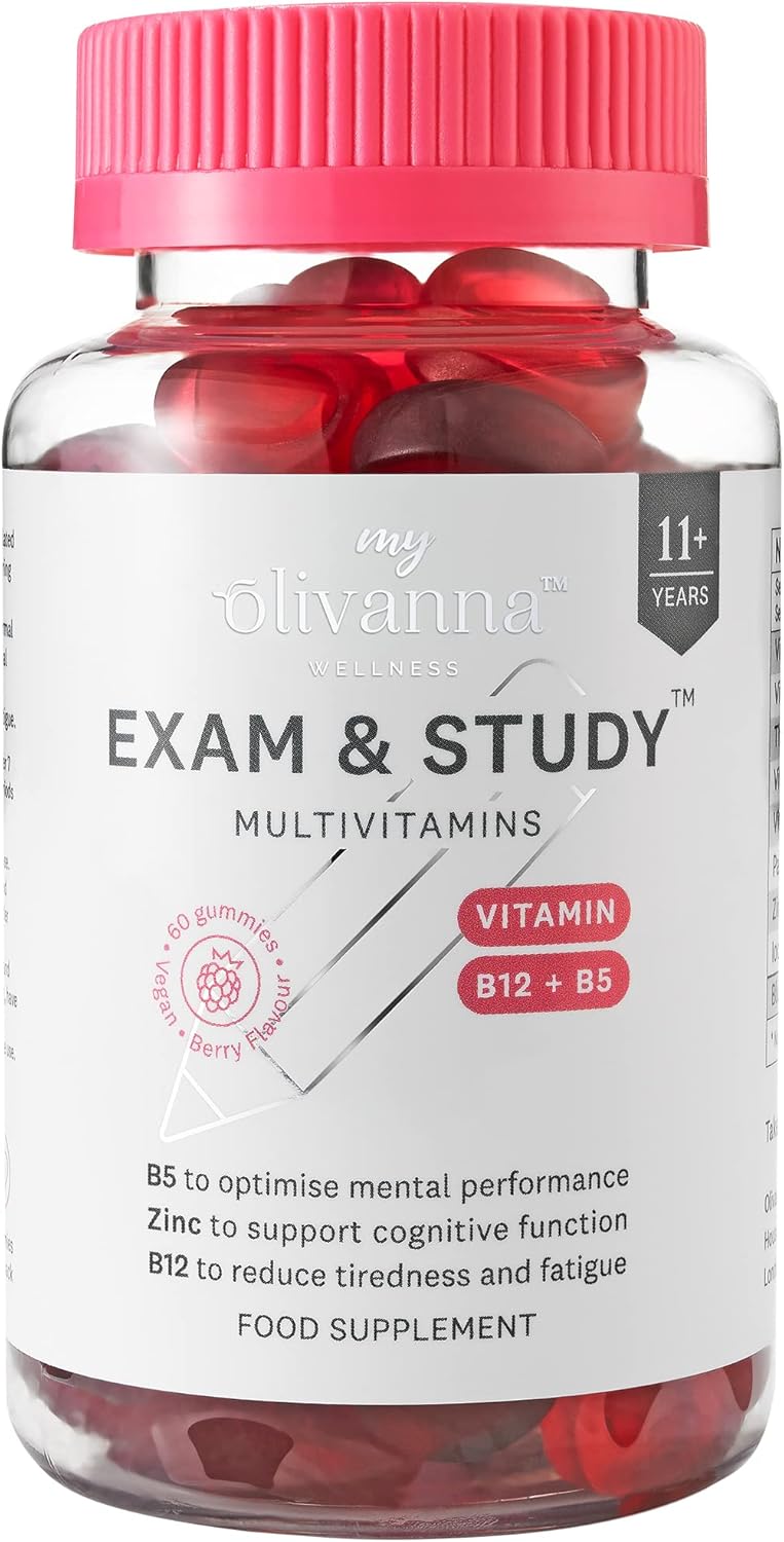 My Olivanna Exam & Study Multivitamins Vitamins for Brain, Fatigue