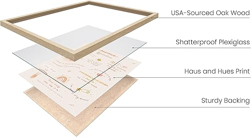 Miniatura 10 de HAUS AND HUES Arte de pared con citas inspiradoras, carteles motivacionales para aula, regalos de atención plena, afirmaciones de amor propio,