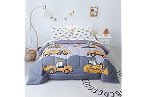 Cocouchyi Full Size Comforter Set for Boys, 4-Piece Bed in a Bag,...