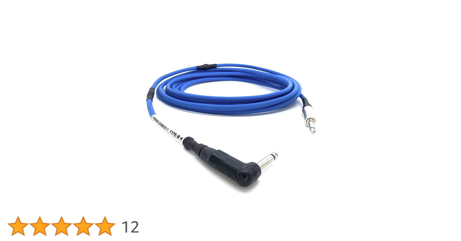 The NUDE CABLE　Type- B 5m L/S Amazon | ベース専用シールドケーブル NUDE CABLE(ヌード