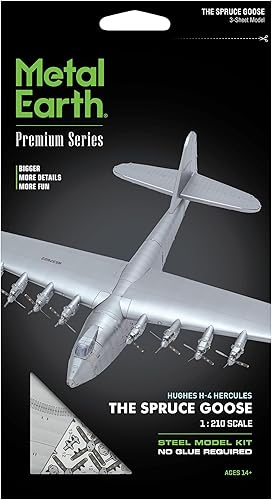 Miniatura 8 de Metal Earth Serie Premium The Spruce Goose 3D Kit de modelo de metal Fascinations