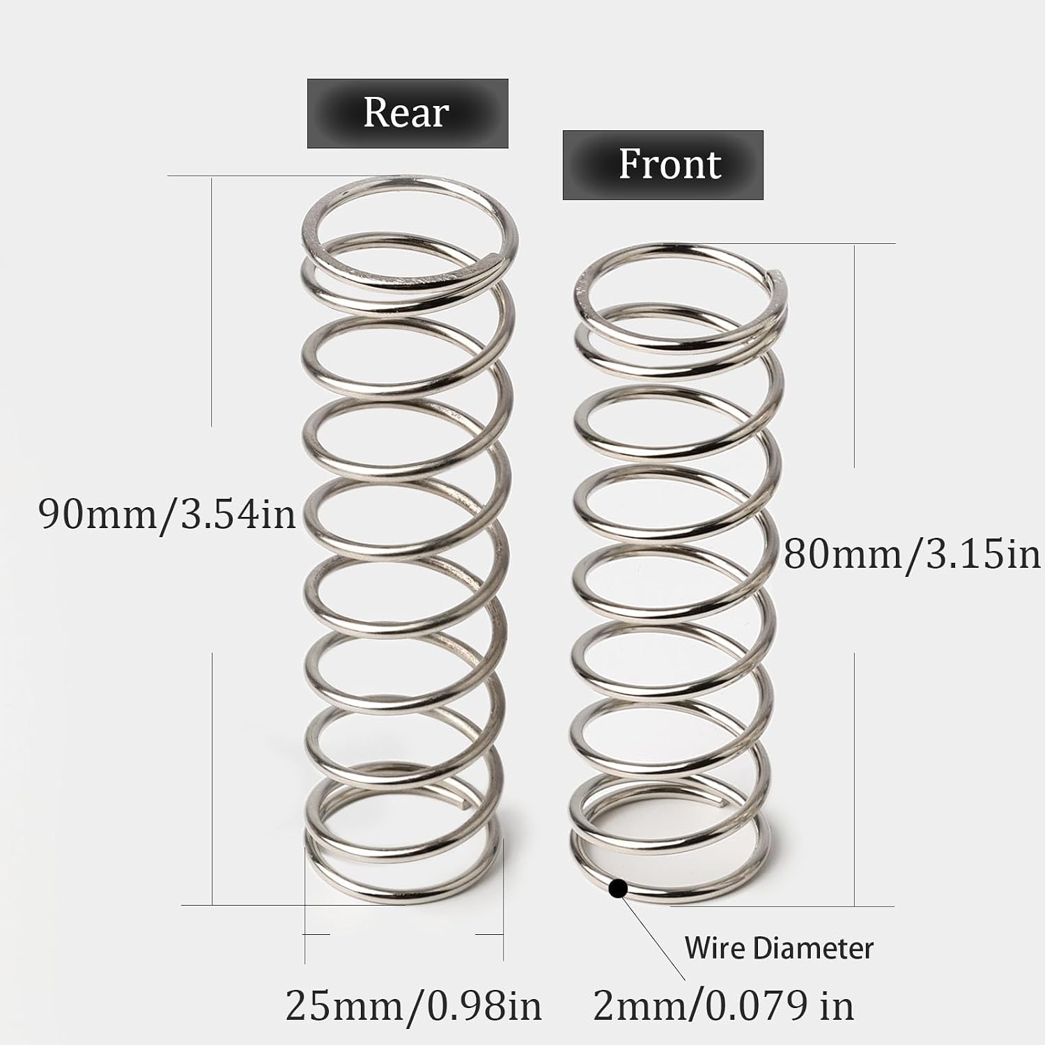 Suspension Upgrade Kit for 1/8 Arrma Kraton 6S Notorious 6S – 7075 Aluminum Shock Towers Front Rear + +32% Stiffer Shock Springs Set for Arrma 6S Kraton Notorious ARA330780 ARA330782 AR330220 A