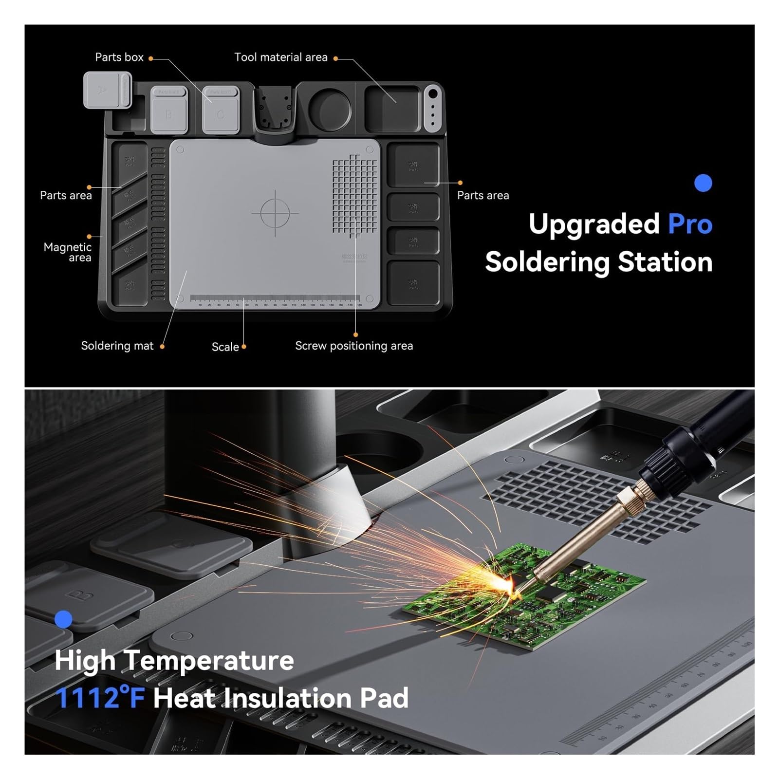 Digitales Mikroskop 1600X 7 IPS Elektronische PCB-Lötstation 12MP Münzmikroskope Lupe 32GB Microscopio Klar Und PräZise
