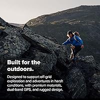 Vista 3 de SUUNTO Reloj deportivo vertical 2 con GPS, pantalla táctil AMOLED brillante de 1.5 pulgadas, linterna LED, duración de la batería de 20 días, mapas