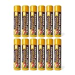 Panama Jack Sunscreen Lip Balm - SPF 45, Broad Spectrum UVA-UVB Sunscreen Protection, Prevents & Soothes Dry, Chapped Lips, Mango, 12-pack