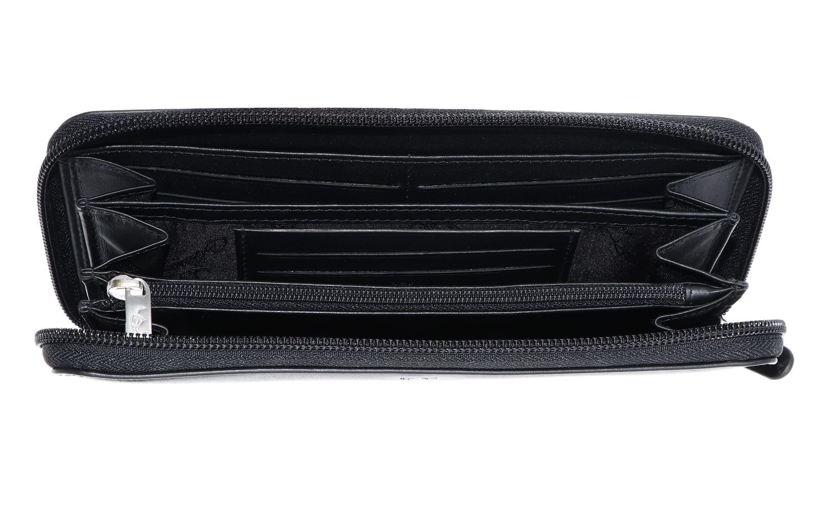Golden Head Cuero Monedero Polo RFID Protect RV-Damenbörse 2822 Schwarz Negro