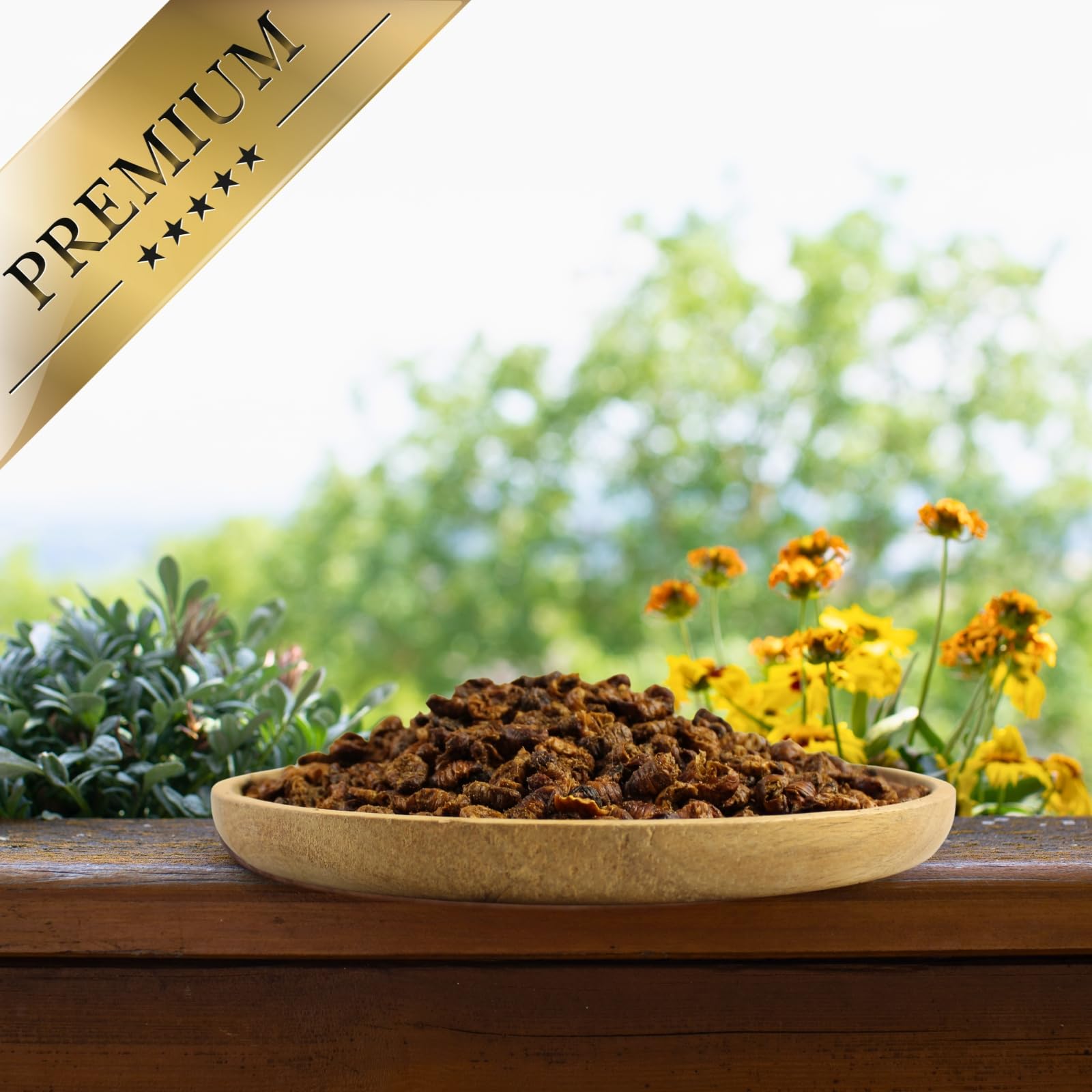 Lyra Pet® 5 kg Seidenraupen getrocknet Vogelfutter Wildvögel Nager | Reich an Proteinen & ungesättigten Fettsäuren - Nährstoffspender & Energiequelle I Natürliches Futter