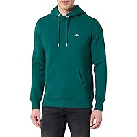 GANT Reg Shield Hoodie Felpa con Cappuccio, Verde Foresta