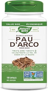 Nature's Way Pau d’Arco Inner Bark / 180 Veg Caps