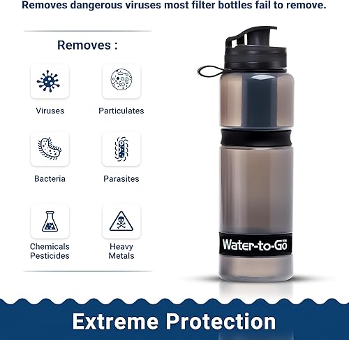 Miniatura 5 de WATER TO GO Botella de agua filtrada Explore! (25 fl oz75 cl)