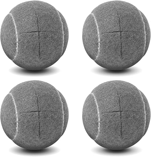 Miniatura 9 de ANCKNE Walker - Pelotas de tenis precortadas para caminantes, 4 piezas, patas de andador, bolas universales precortadas, almohadillas de fieltro