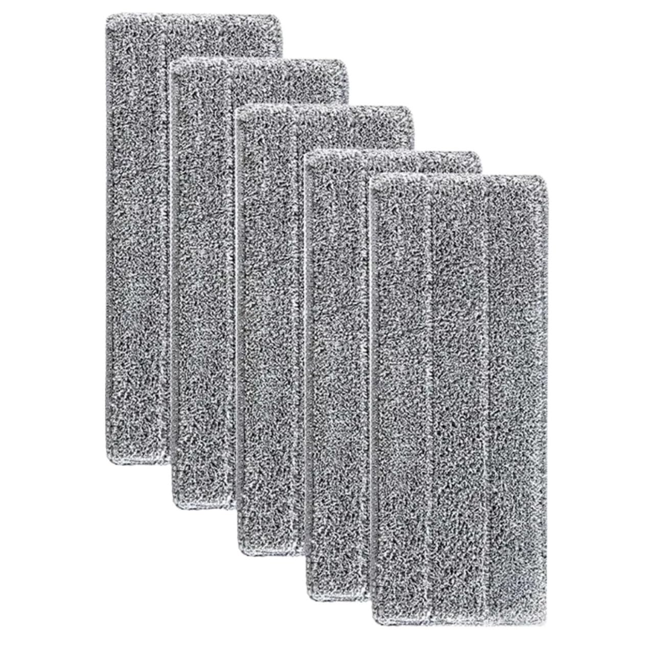 Tampons vadrouille microfibre haute absorption pour redonner de l'éclat au carrelage (Lot de 5)