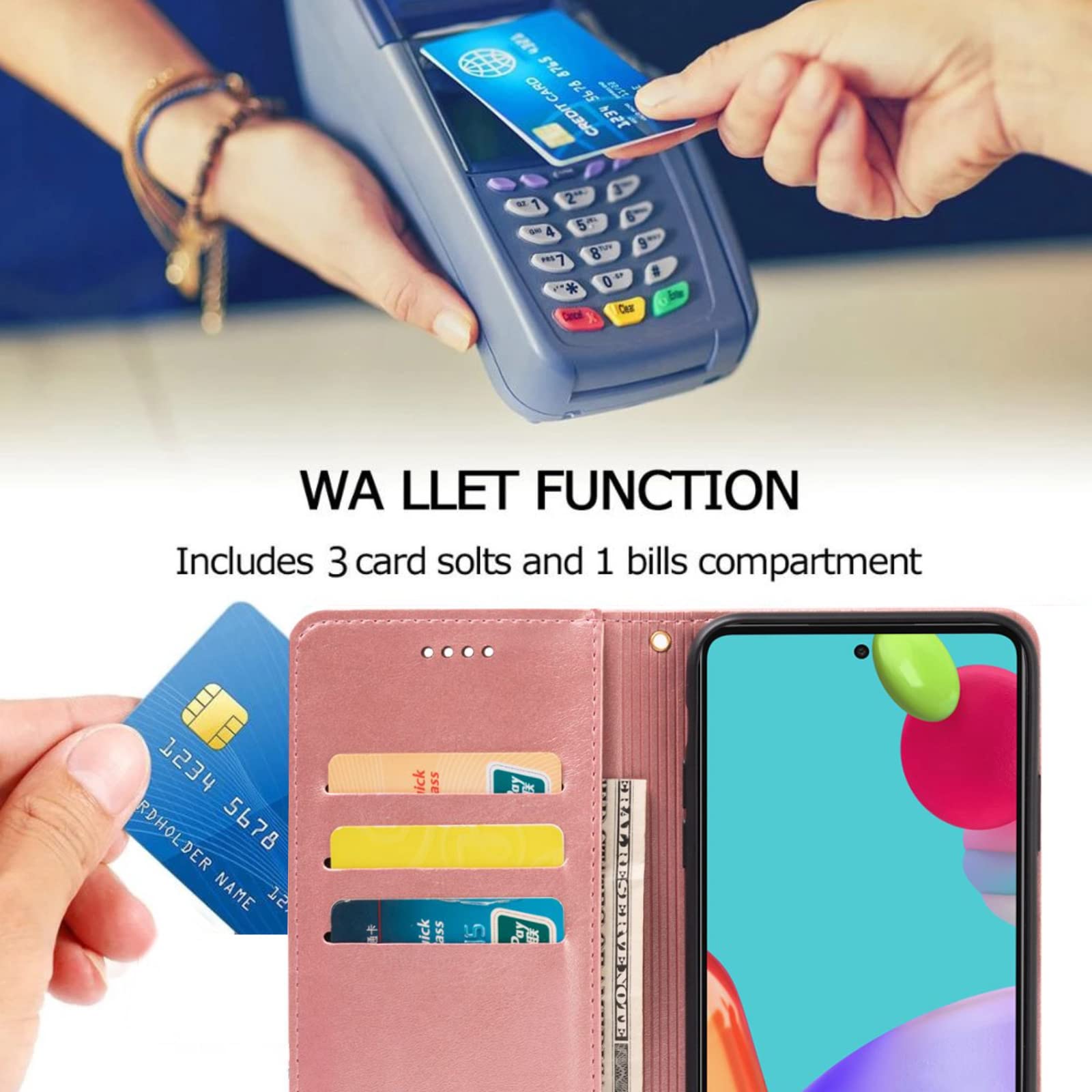 ZYLLER Cover Personalizzata per Motorola Moto G13,Flip Cover in PU