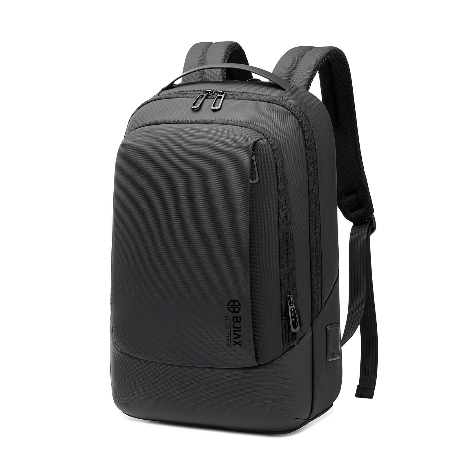 BJIAX Business Rucksack Herren, 15,6 Zoll Wasserdicht Laptop Rucksack | YKK Reißverschluss, Separates Laptopfach, USB-Ladeanschluss, Viele Taschen
