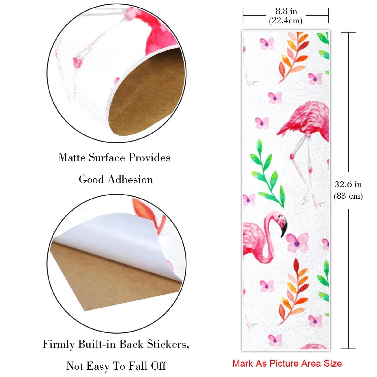 Flamingo Animal Lot de 2 feuilles de papier abrasif pour planche de skateboard et longboard