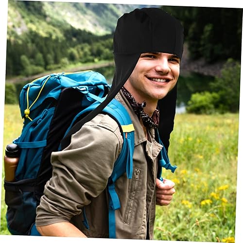 Miniatura 3 de Yardwe 4 Pcs Turban Hat Baotou Cap Neck Protection Turban Sun Hat Fishing Hats for Men Sun Protection Sun Proof Helmet Liner Mens Shawl Neck