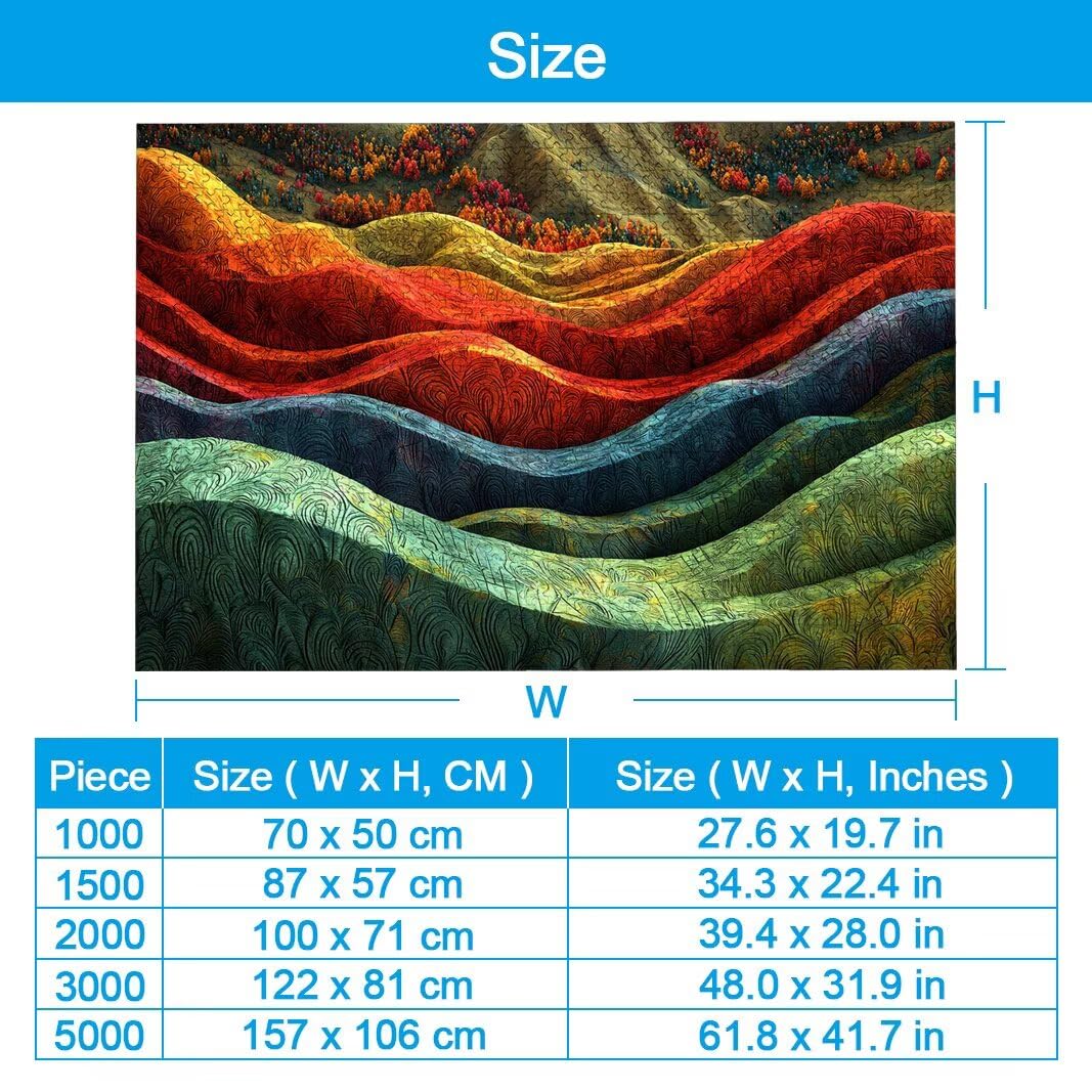 Puzzle Arcoíris, Puzzle 1500 Piezas para Adultos, Regalo Mujer/Hombre -2289