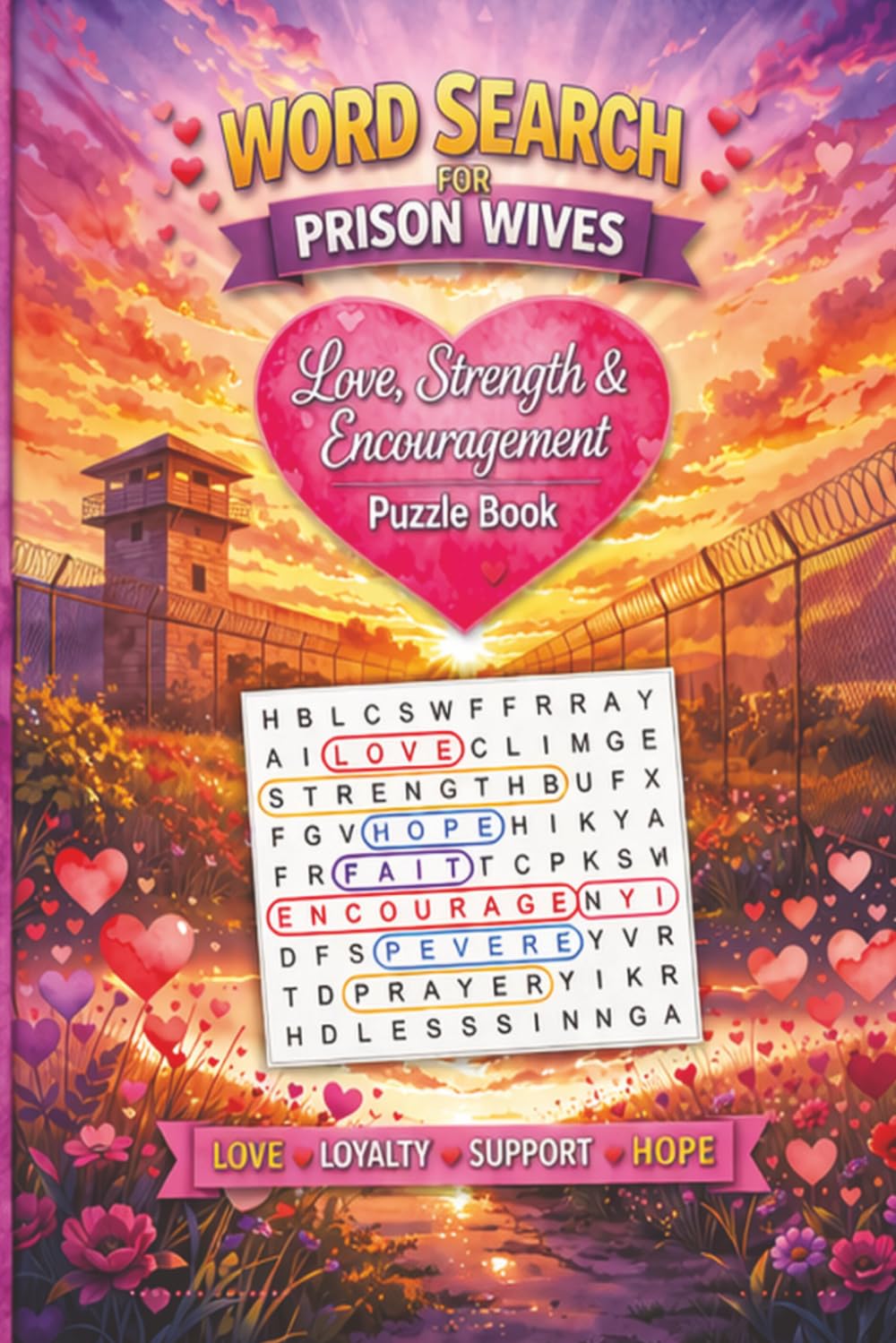 Word Search for Prison Wives: Love, Strength an Encouragement