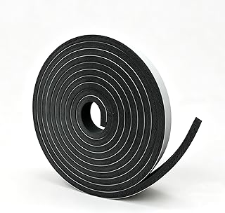 1/2 Inch Wide x 1/4 Inch Thick Single SidedFoam Tape with self-Adhesive