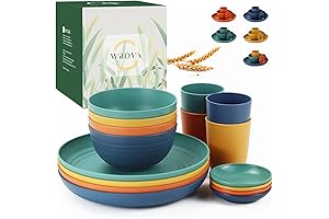 Colorful Plates and Bowls Sets: Safe and Durable for Kids