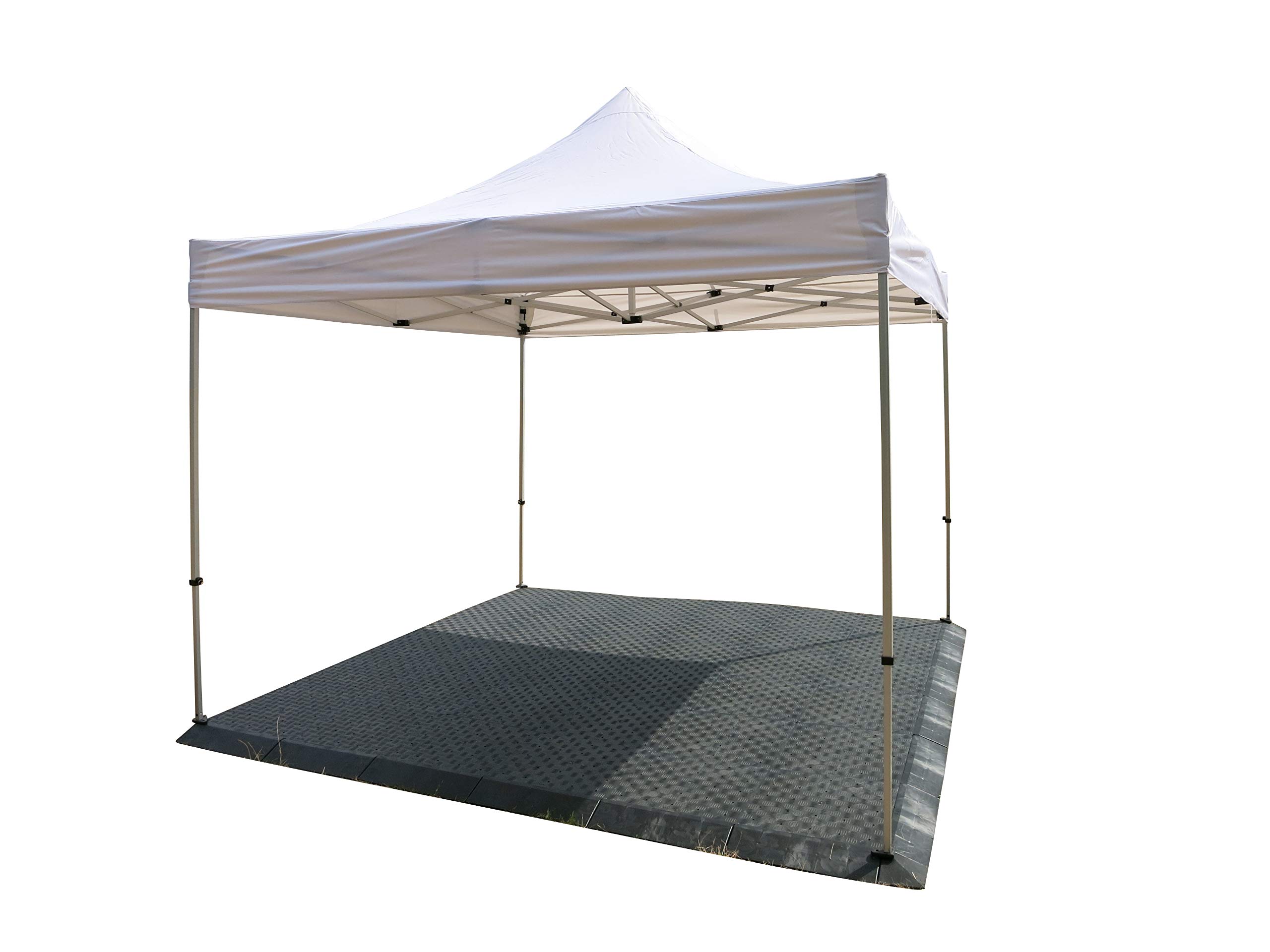 Zeltboden Easy Floor 8 Stück (2m²) - einfach zu verlegen - Qualität aus Deutschland - für hohe Belastung