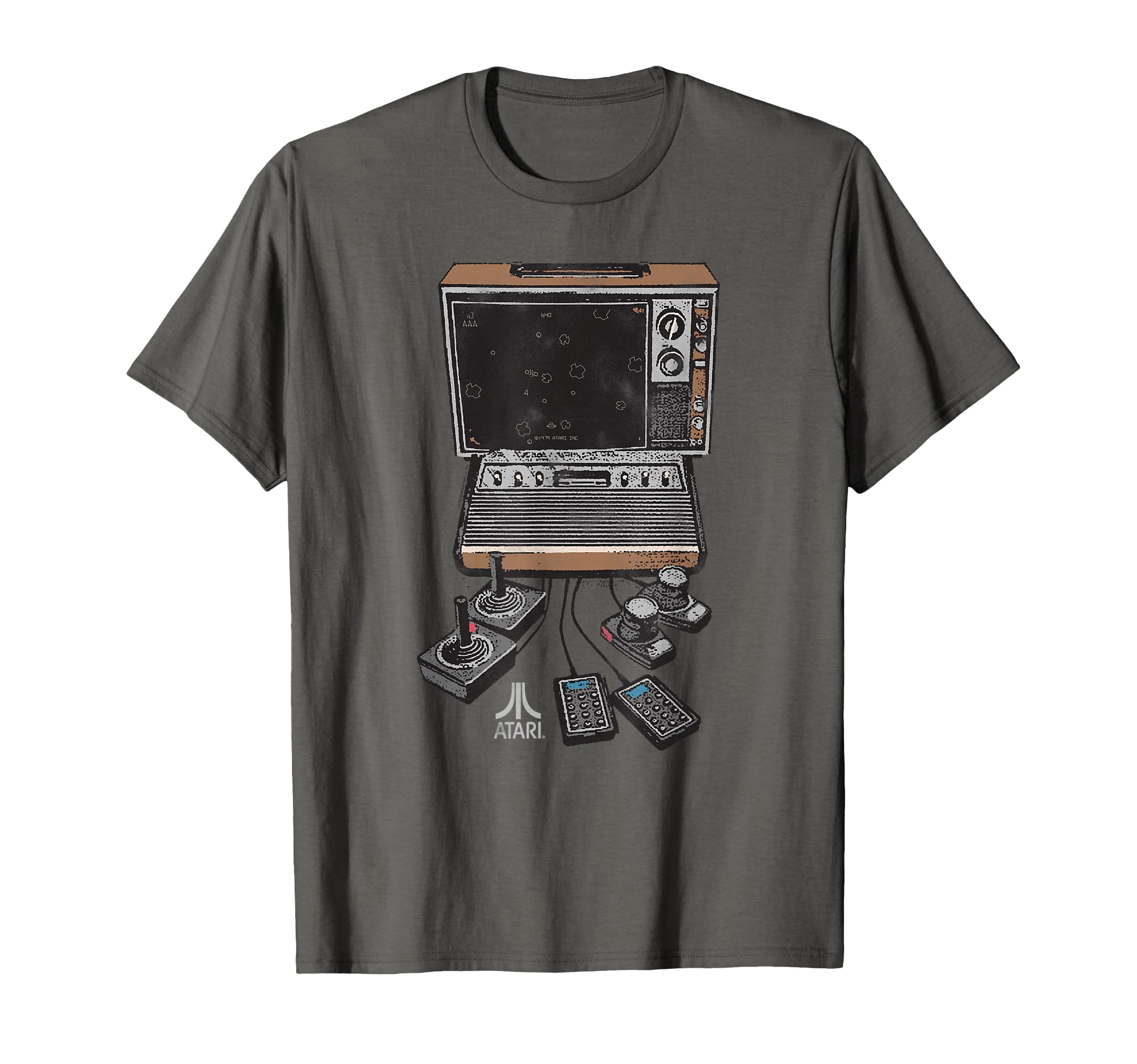 Atari Retro Console & Tube TV Video Game T-Shirt