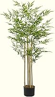 ABOUT SPACE 5 ft Bamboo Tree with 1088 Leaves Artificial Plant for Home Decor Natural Looking Plant Decor Big Fake...