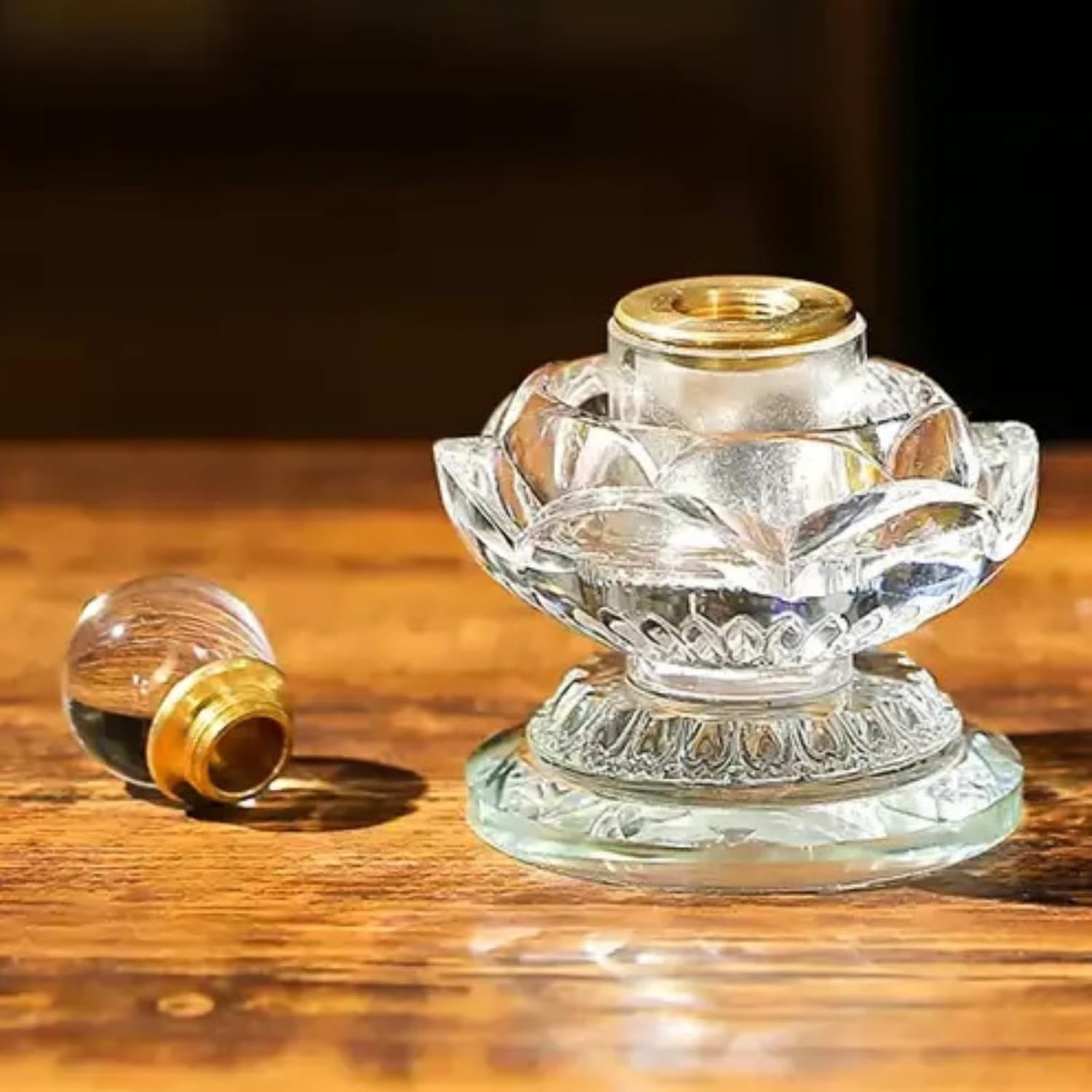 Stupa of Relics Stupa Crystal Bodhi Tower, 9.5cm 3.7in, Household Tabletop Ornament image 2