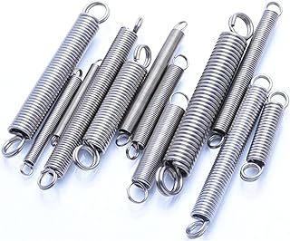 Bclla Zkenyao-Spring Extension Spring Tension Spring Wire Diameter 0.6mm Outer Diameter 5mm Pullback Spring Draught Spring, More Durable (Length : 140mm (2Pcs))
