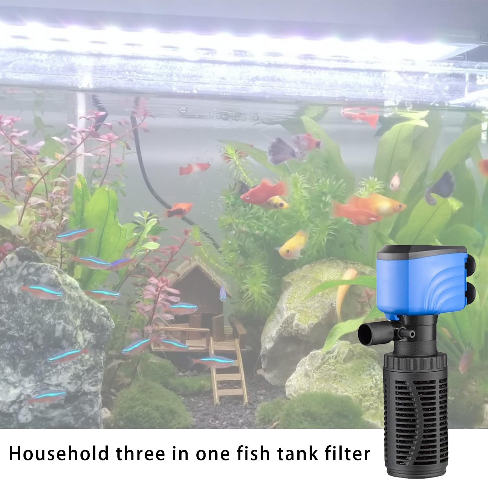 Compacts Internal Turtles Tanks Filter Pump Multiunction Internal Aquariums Filter For Home And Office