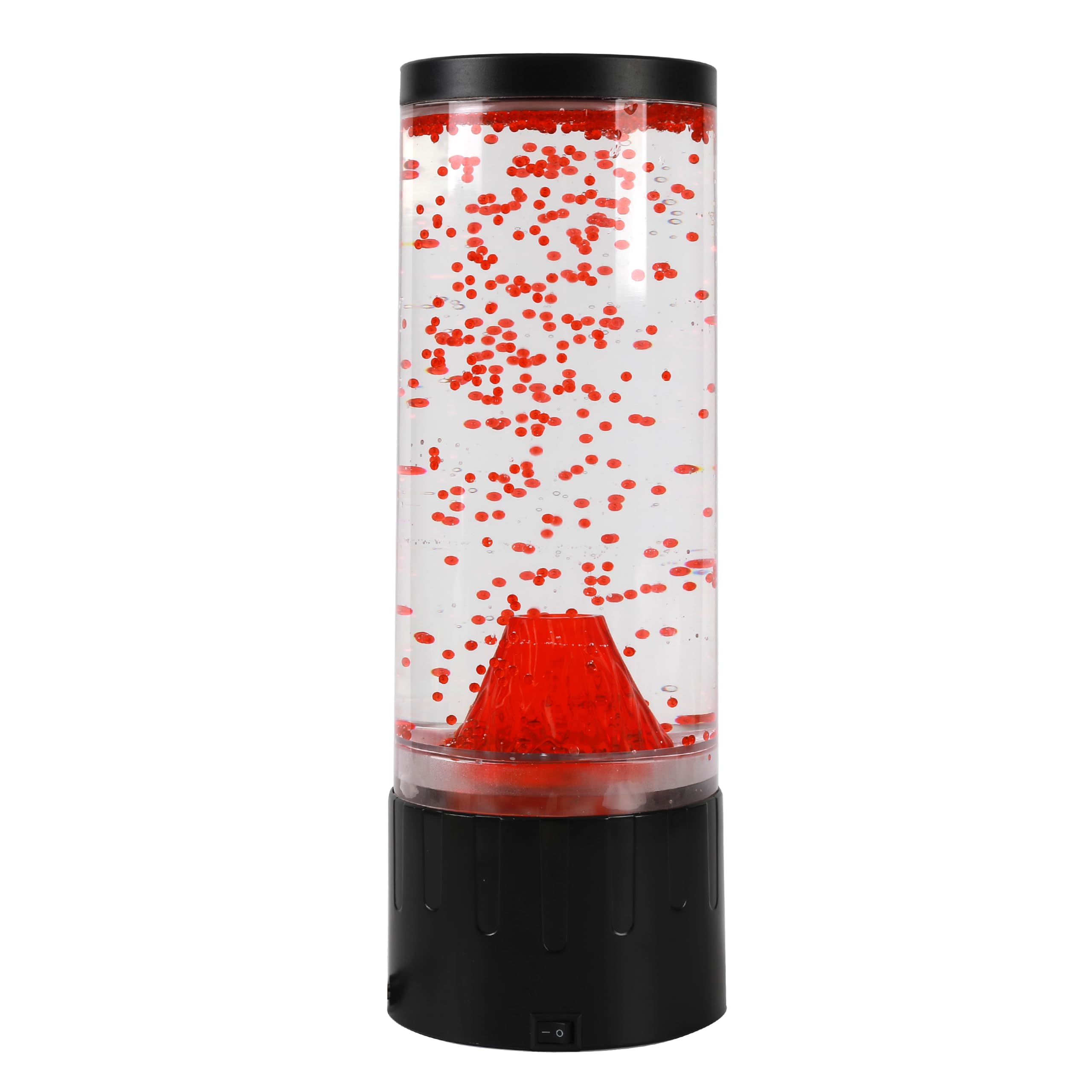 I-TOTAL Lámpara de Lava iTotal Redonda 10,5 x 30 cm Rojo