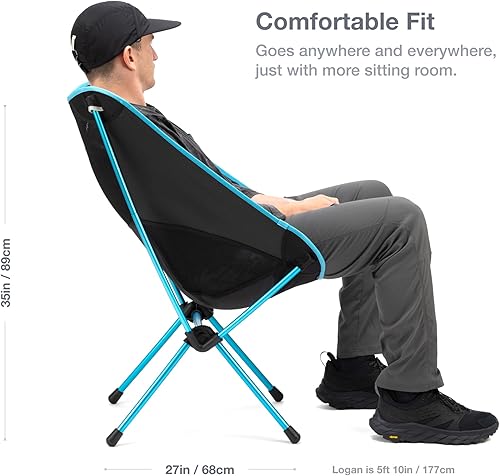 Miniatura 2 de Helinox Chair One XL - Silla de camping ligera, portátil, plegable, color negro