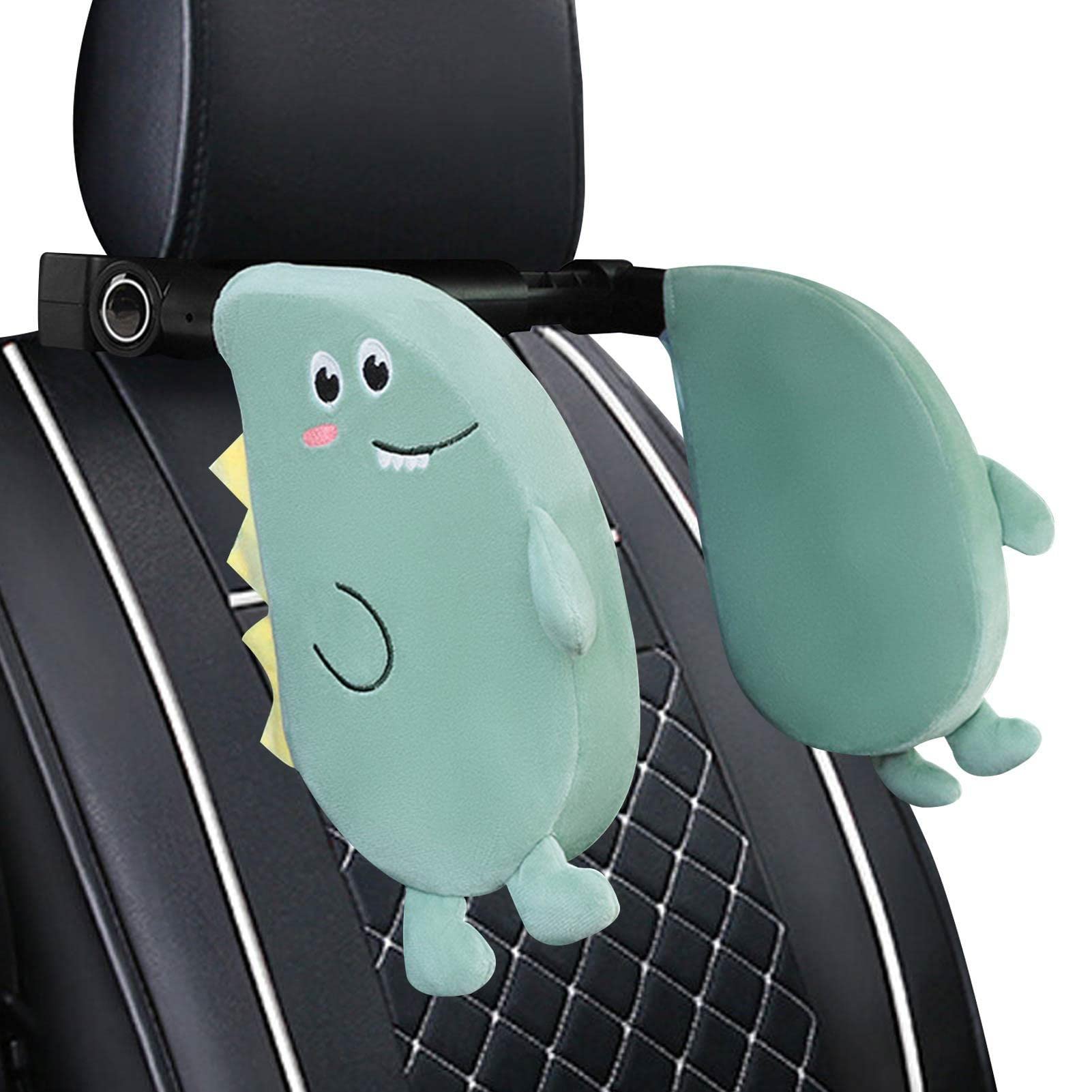 Supporto per Il Collo del poggiatesta per Auto | Morbido Cuscino poggiatesta per Auto | Cuscino di Supporto per Il Collo Design ergonomico Confortevole per Guidare la Barra del poggiatesta