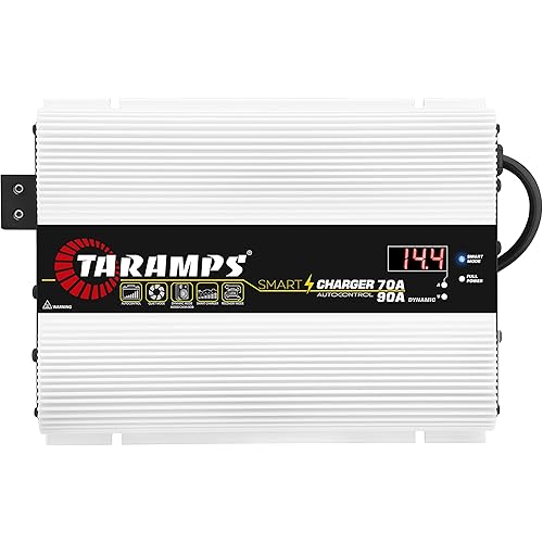 Taramps Smart Charger 70/90A Battery Charger 90A Dynamic Mode Car Audio System Power Supply 1300 Watts Max Output Power, Bivolt Automatic 127V/220V AC