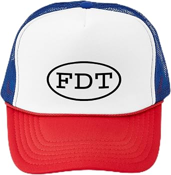 CafePress FDT Oval Adjustable Snapback Trucker Hat