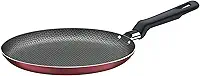 Panquequeira/tapioqueira Em Alumínio Com Revestimento Interno Antiaderente Starflon T1 Ø22 Cm Tramontina Vermelha 22 Cm