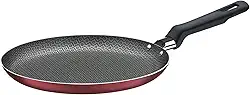 Panquequeira/tapioqueira Em Alumínio Com Revestimento Interno Antiaderente Starflon T1 Ø22 Cm Tramontina Vermelha 22 Cm