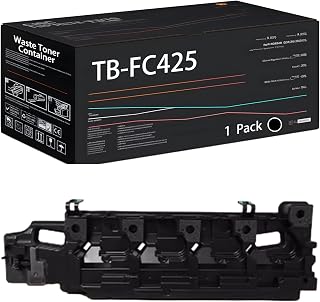 Compatible with Toshiba TB-FC425 Waste Toner Container Work for Toshiba E STUDIO 3525AC 4525AC 5525AC 6525AC Printers, with Chip, High Yield 130000 Pages, High-Definition Printing (1 Pack Black)