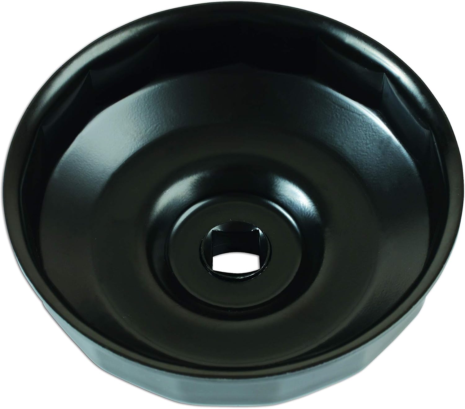 Laser 6607 Oil Filter Wrench 107mm x 15 Flutes, Black