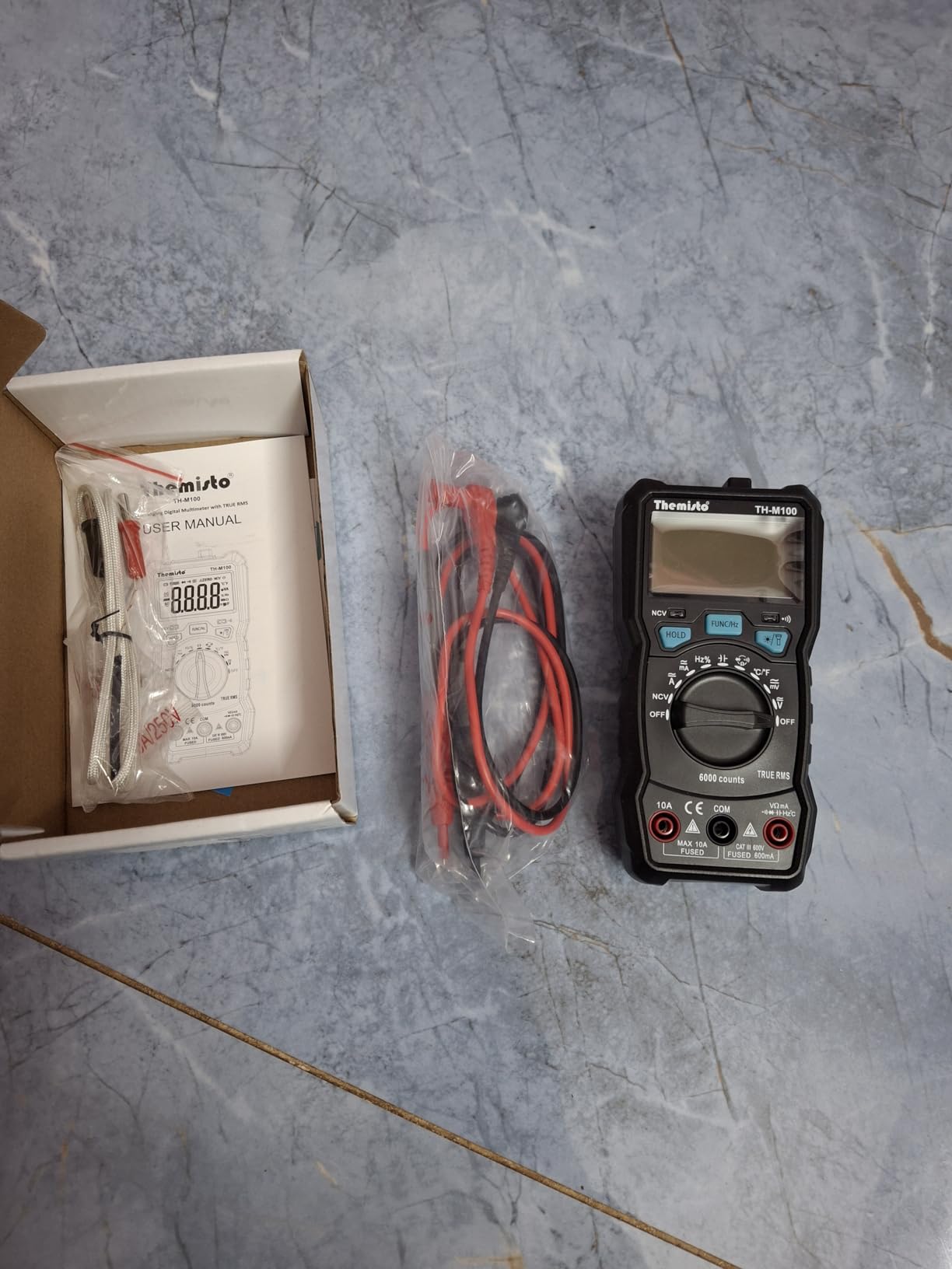 Tm100 Multimeter Themisto TH-M100 AC/DC Current, True RMS Digital Multimeter | 6000 ...