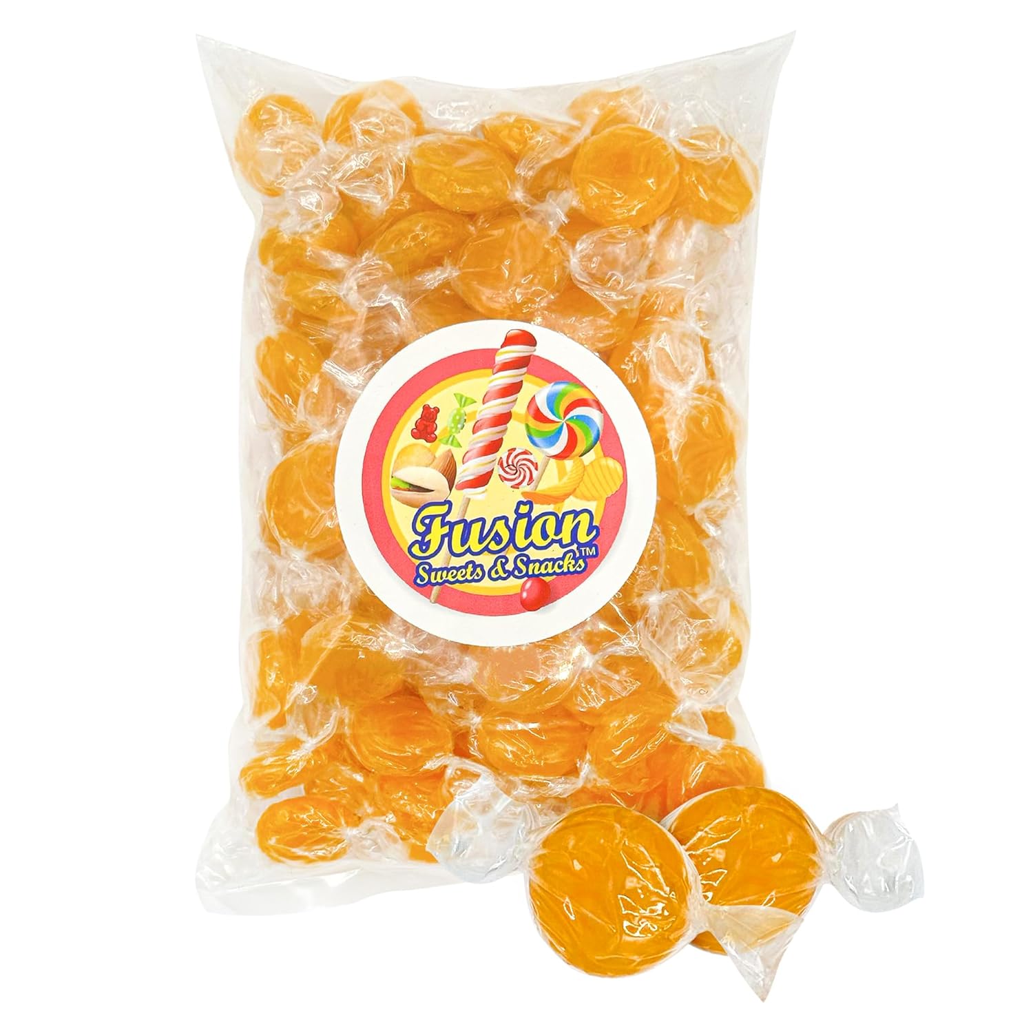 Butterscotch Hard Candy 2LB Bag of Individually Wrapped