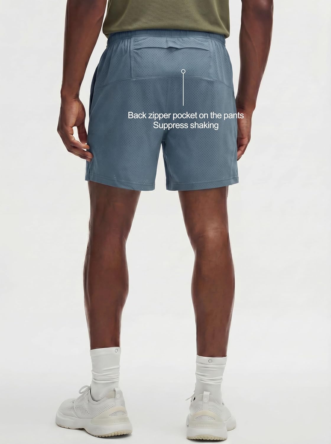 Mens Running Shorts 5” with Compression Liner 5 Pockets 2-in-1 Quick Dry Lightweight Athletic Workout